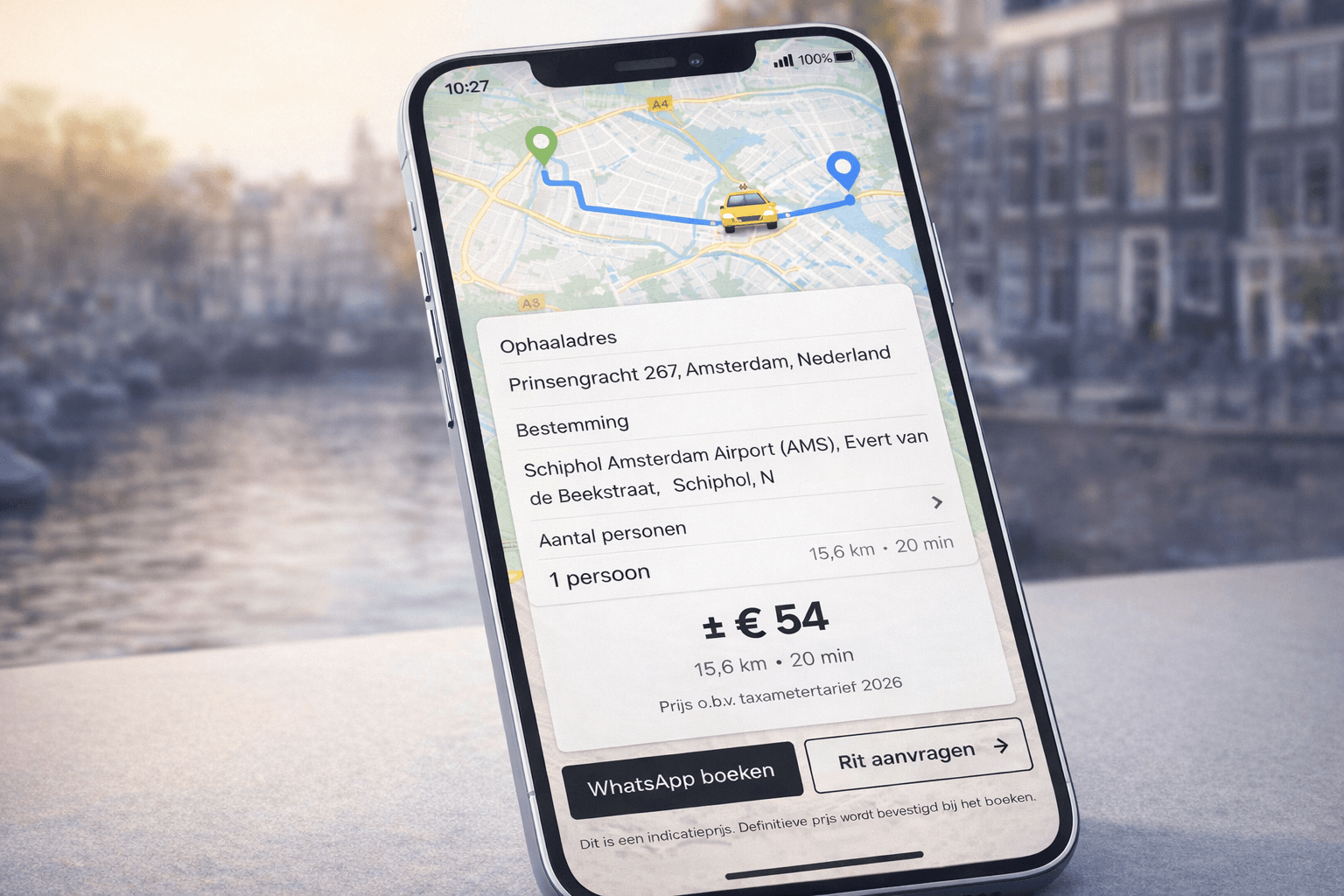 Zie je prijsindicatie